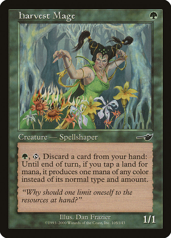 Harvest Mage - (Foil): Nemesis