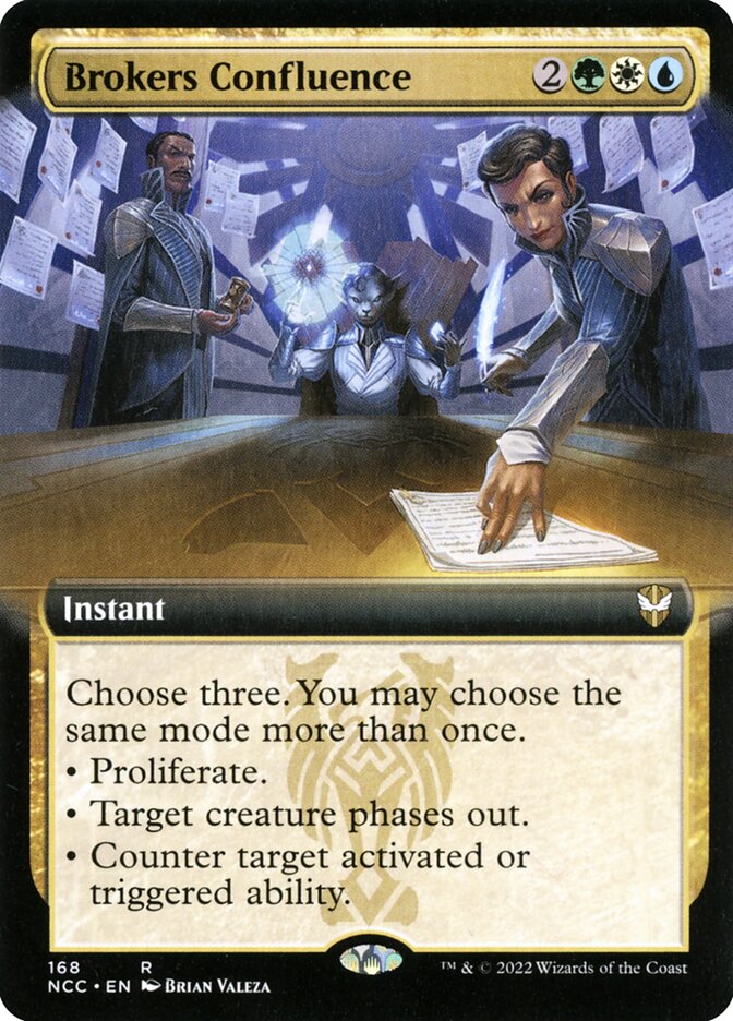 Brokers Confluence (Extended Art): New Capenna Commander