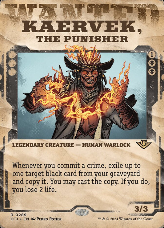 Kaervek, the Punisher (Showcase) - (Foil): Outlaws of Thunder Junction