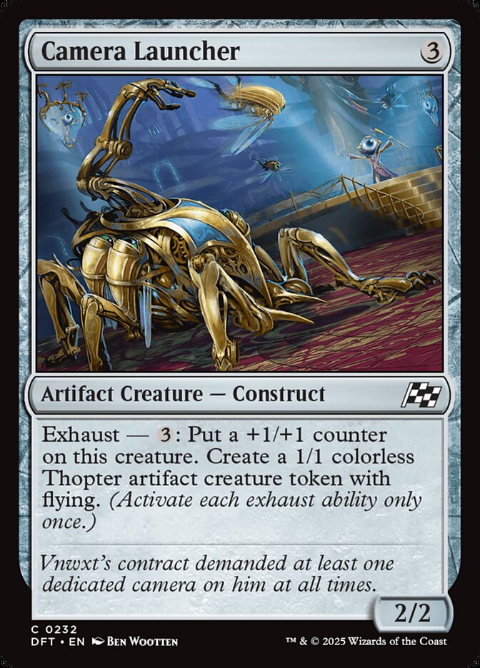 Camera Launcher - (Foil): Aetherdrift