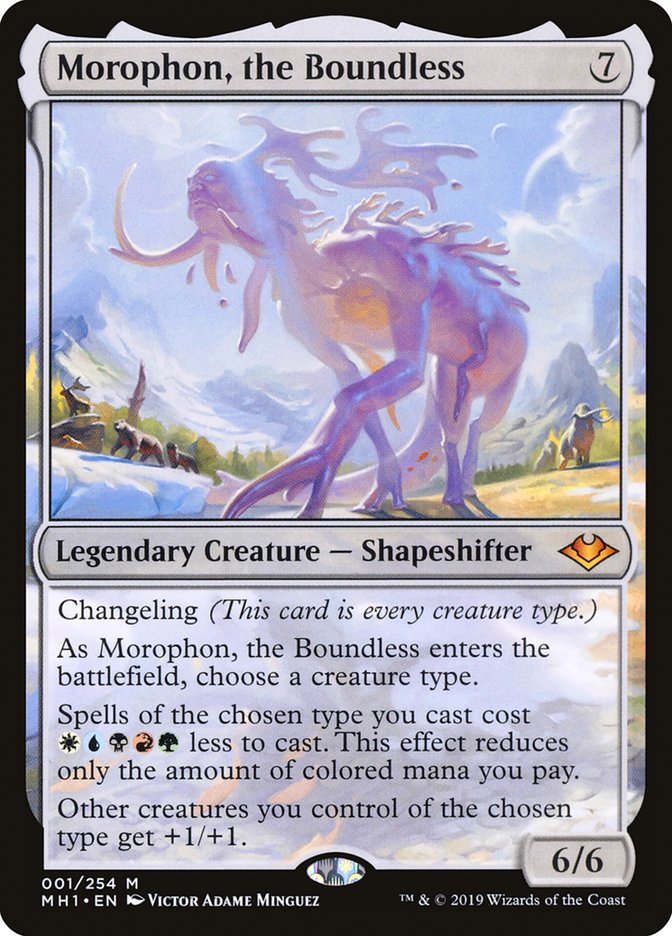 Morophon, the Boundless - (Foil): Modern Horizons