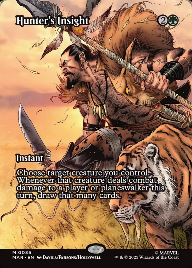 Hunter's Insight (Borderless) - (Foil): Marvel Universe