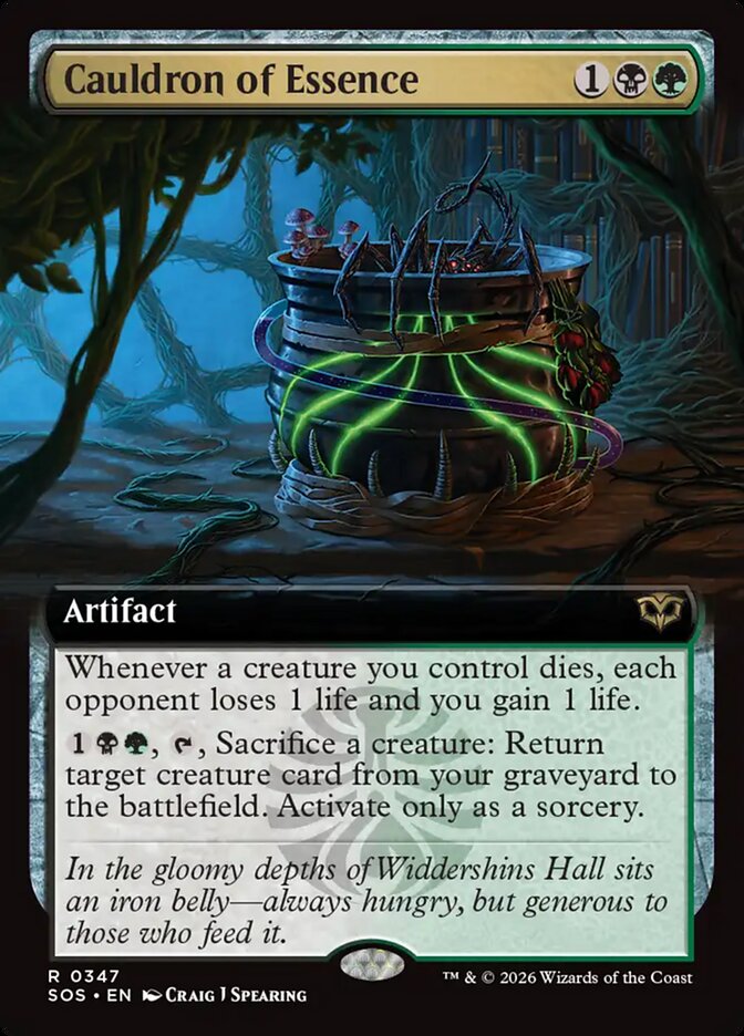 Cauldron of Essence - (Foil): Secrets of Strixhaven