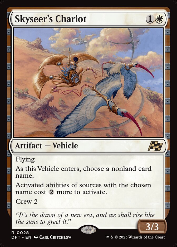 Skyseer's Chariot - (Foil): Aetherdrift