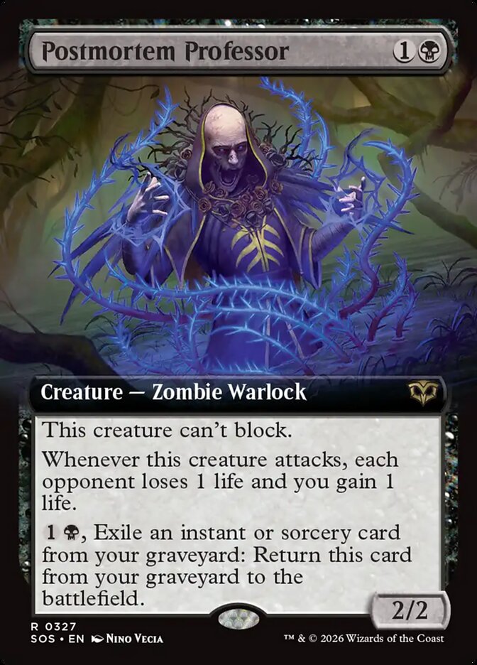 Postmortem Professor: Secrets of Strixhaven
