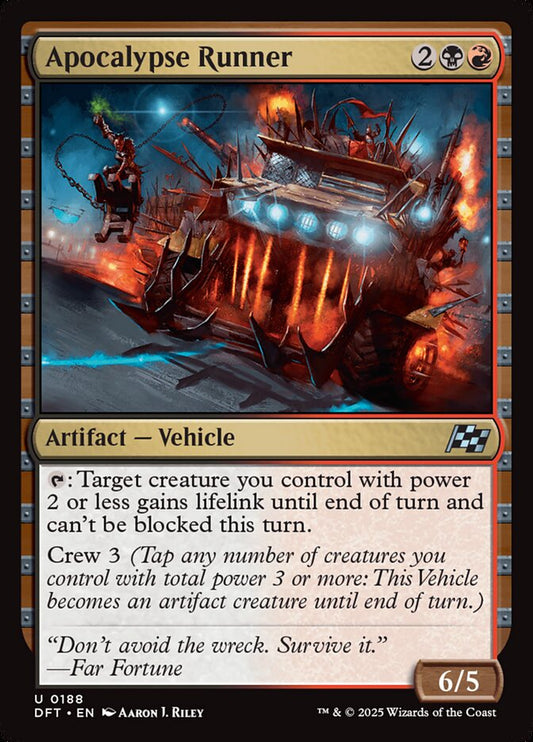 Apocalypse Runner - (Foil): Aetherdrift