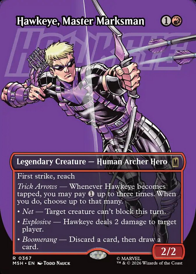 Hawkeye, Master Marksman (Borderless) (#367)