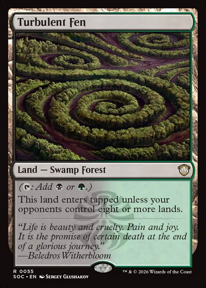 Turbulent Fen: Secrets of Strixhaven Commander