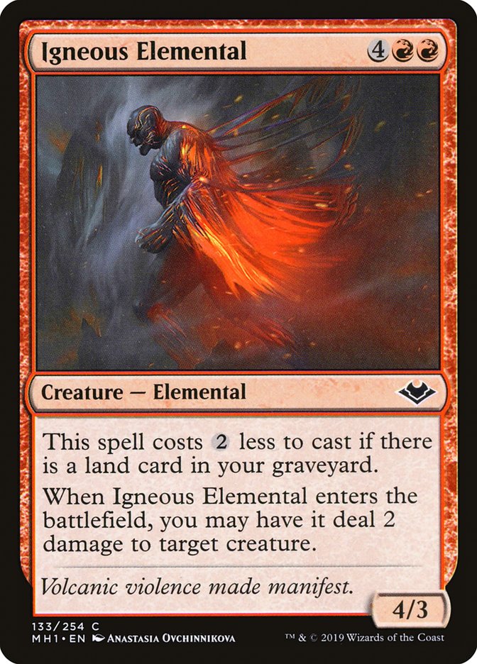 Igneous Elemental - (Foil): Modern Horizons