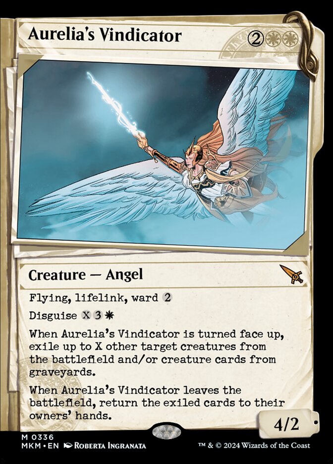 Aurelia's Vindicator (Showcase) - (Foil): Murders at Karlov Manor