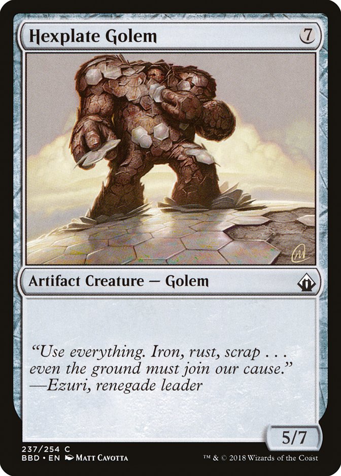 Hexplate Golem: Battlebond