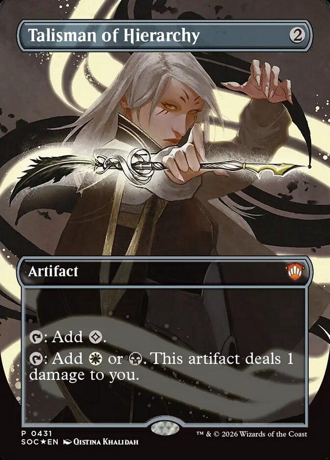 Talisman of Hierarchy - (Foil): Secrets of Strixhaven Commander