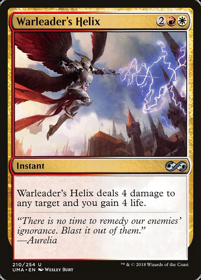 Warleader's Helix - (Foil): Ultimate Masters