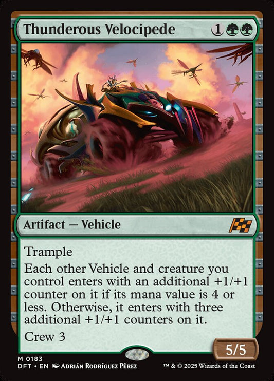 Thunderous Velocipede - (Foil): Aetherdrift