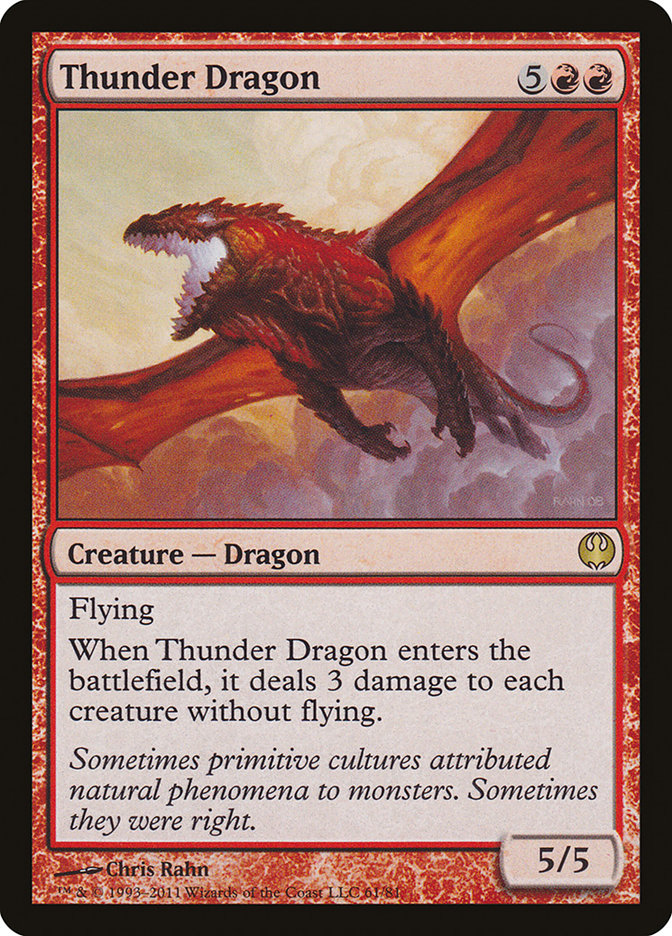 Thunder Dragon: Duel Decks: Knights vs. Dragons