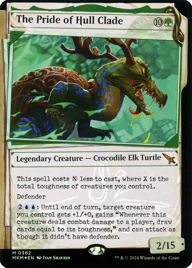The Pride of Hull Clade (Showcase) (Invisible Ink Foil) - (Foil): Murders at Karlov Manor