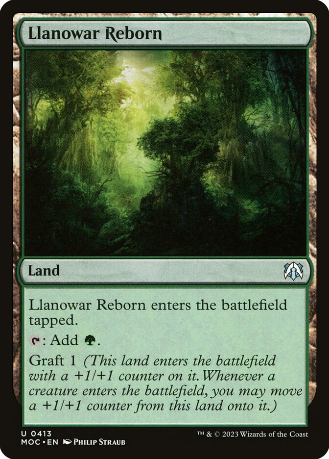 Llanowar Reborn: March of the Machine Commander
