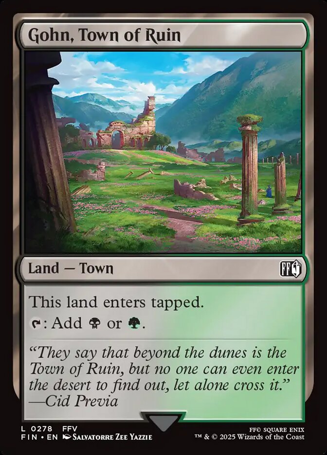 Gohn, Town of Ruin - (Foil): Final Fantasy