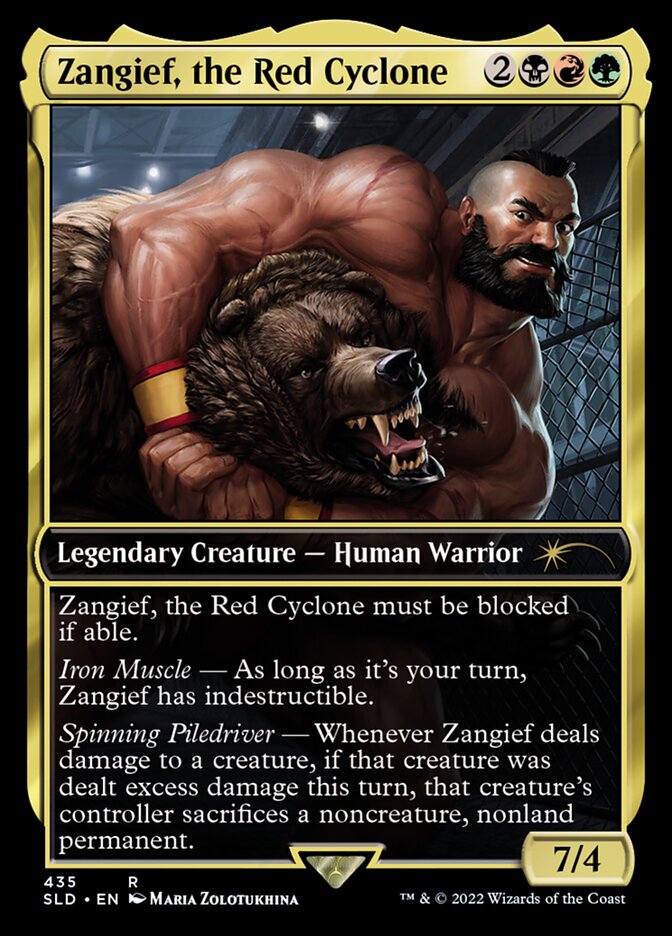 Zangief, the Red Cyclone (Street Fighter) (Secret Lair) (Full Art) - (Foil)