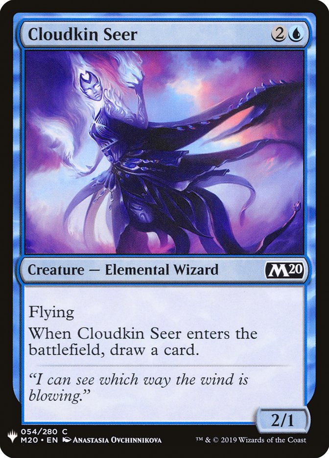 Cloudkin Seer: The List