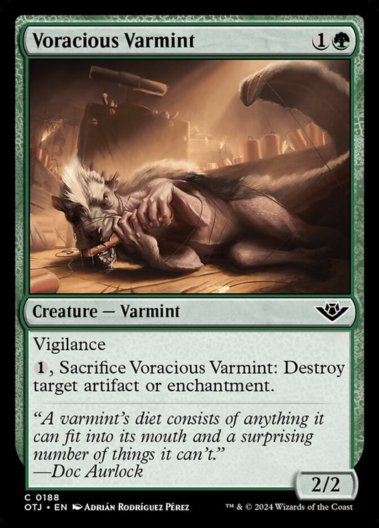 Voracious Varmint - (Foil): Outlaws of Thunder Junction