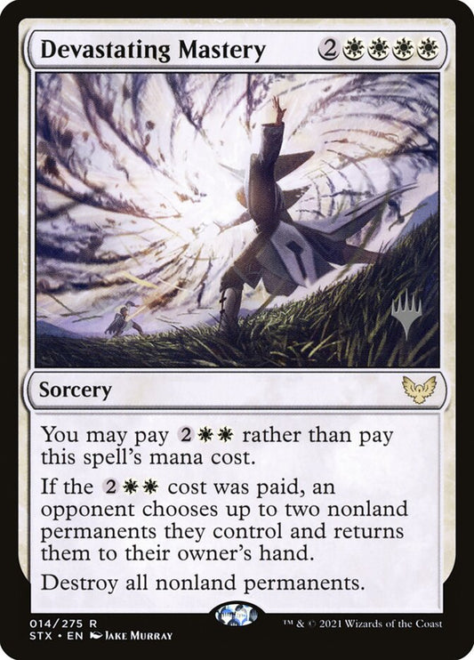 Devastating Mastery - (Foil): Strixhaven: School of Mages Promos