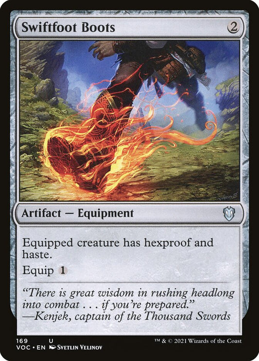 Swiftfoot Boots: Crimson Vow Commander