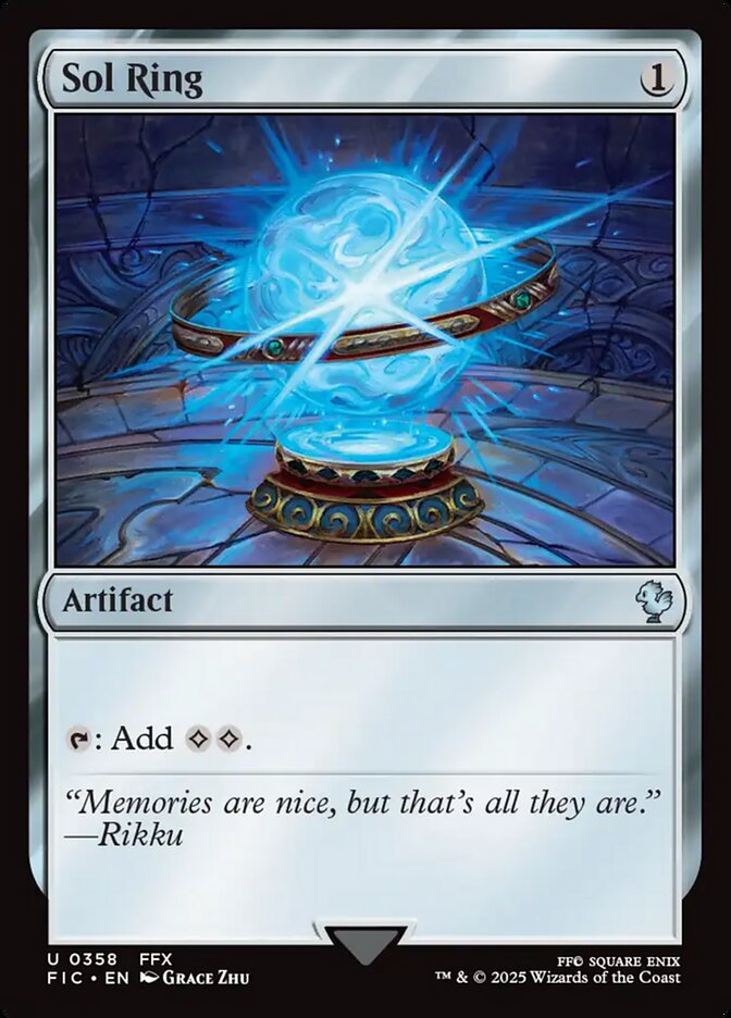 Sol Ring (#358) (Surge Foil) - (Foil): Final Fantasy Commander