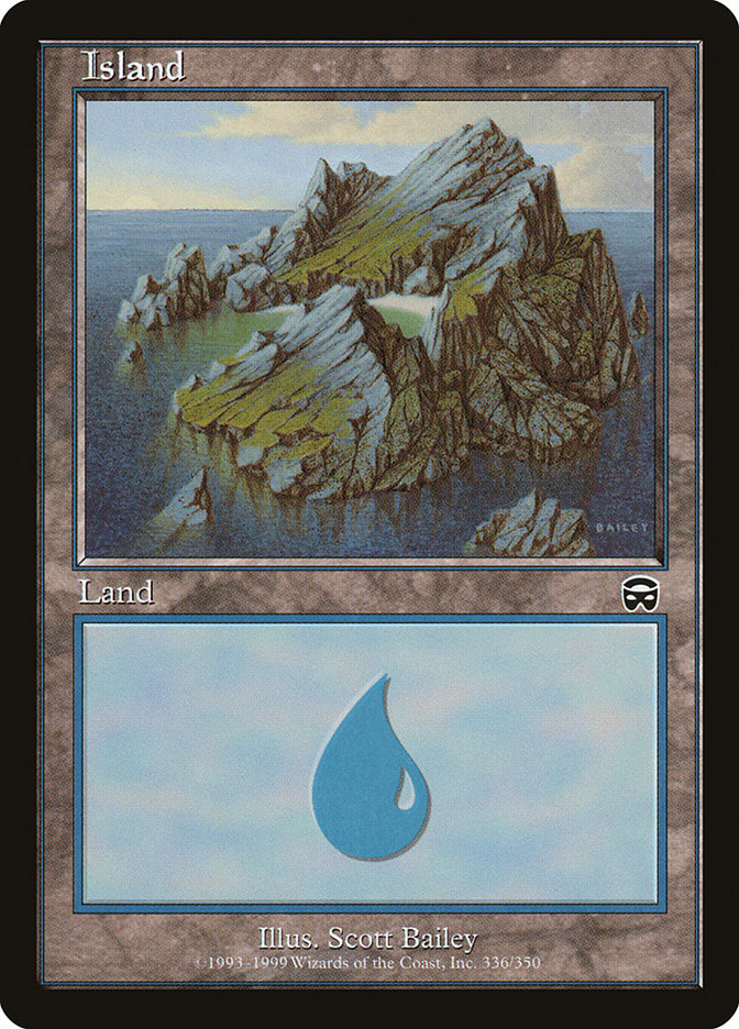Island (#336) - (Foil): Mercadian Masques