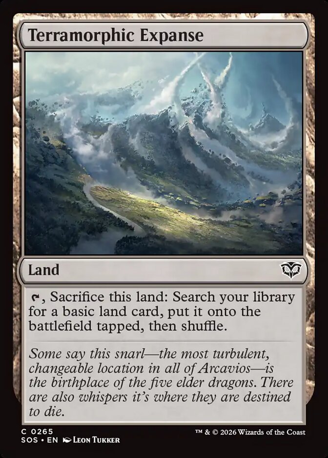 Terramorphic Expanse - (Foil): Secrets of Strixhaven