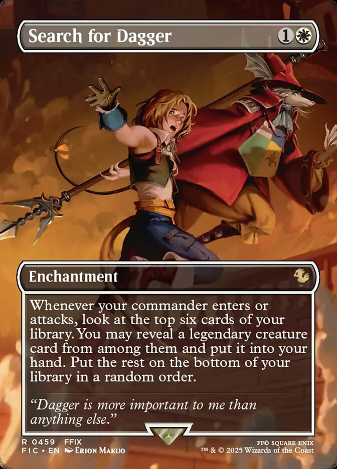 Search for Dagger - (Foil): Final Fantasy Commander