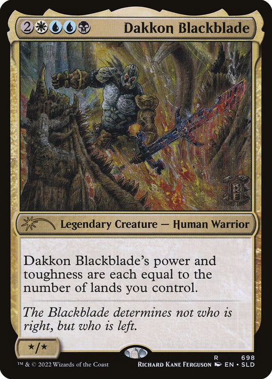 Dakkon Blackblade (Secret Lair) (Left-Handed) - (Foil)