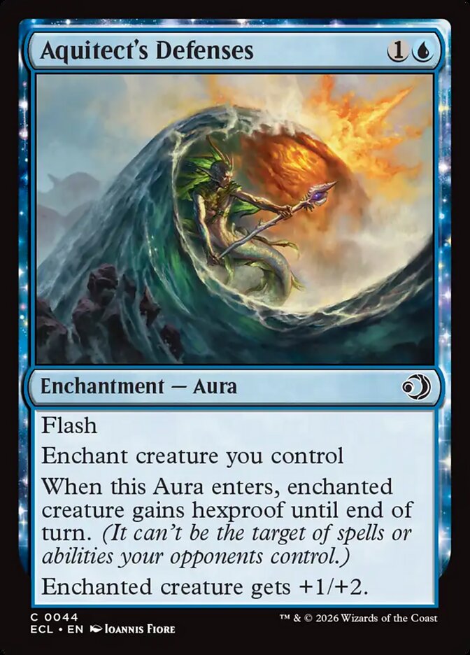 Aquitect's Defenses - (Foil): Lorwyn Eclipsed