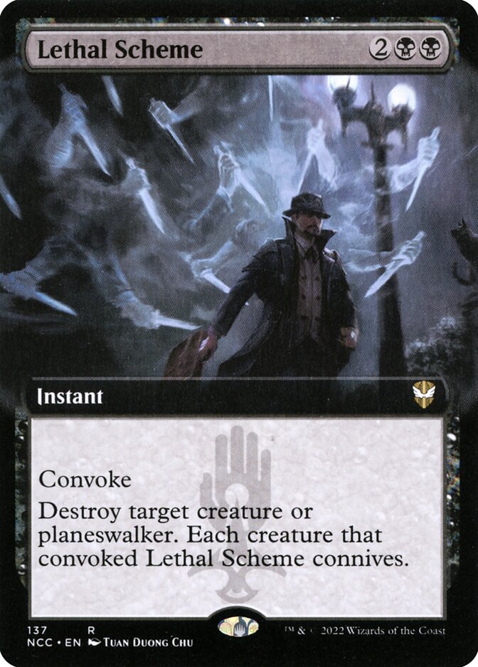 Lethal Scheme (Extended Art): New Capenna Commander