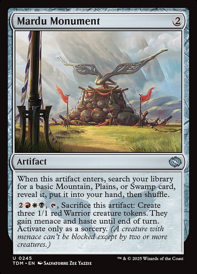 Mardu Monument - (Foil): Tarkir: Dragonstorm