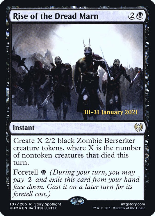 Rise of the Dread Marn (Prerelease) (Kaldheim) - (Foil): Kaldheim Promos