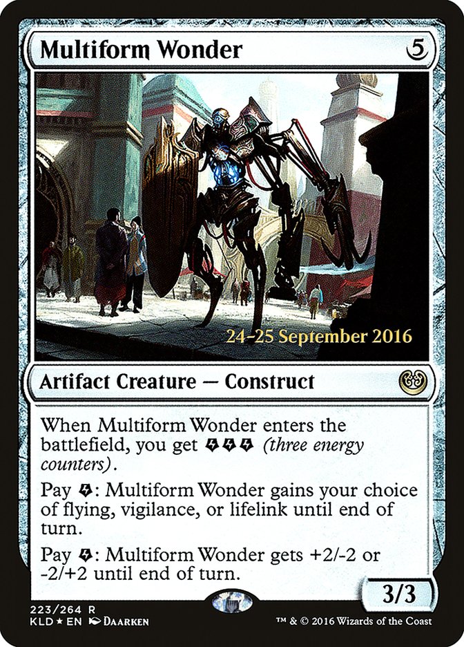 Multiform Wonder (Prerelease) (Kaladesh) - (Foil): Kaladesh Promos