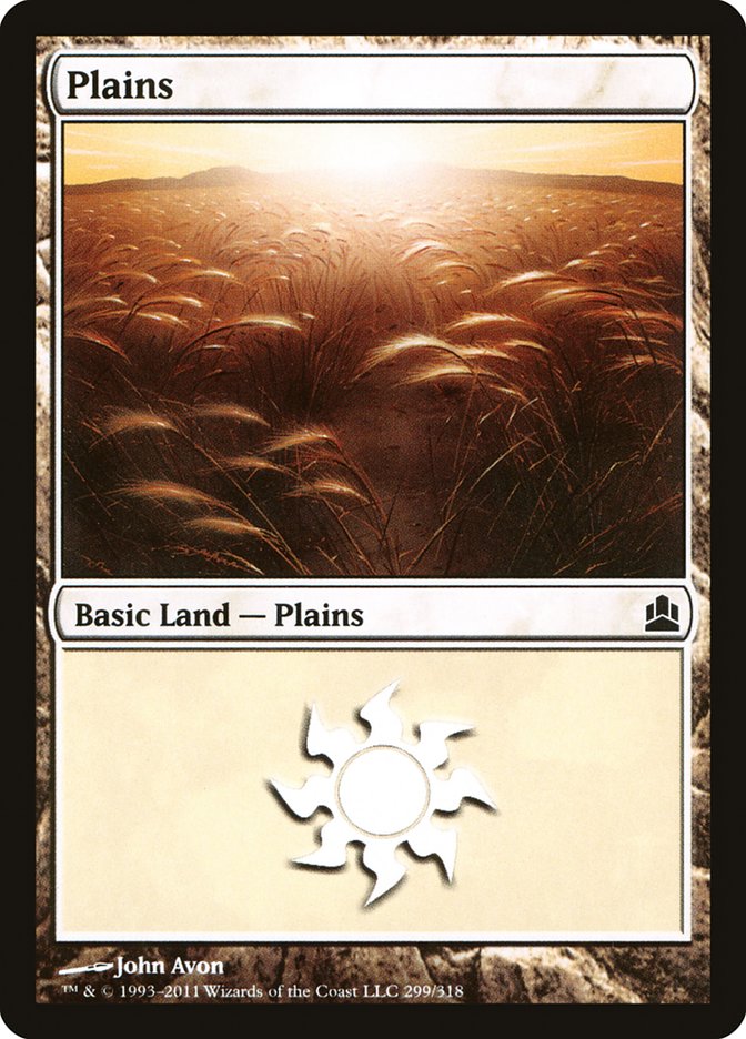 Plains (#299): Commander 2011