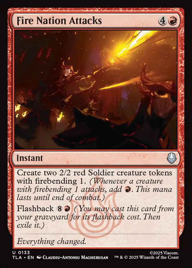 Fire Nation Attacks - (Foil): Avatar: The Last Airbender