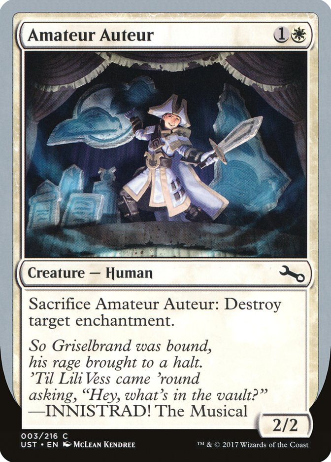 Amateur Auteur - (Foil): Unstable