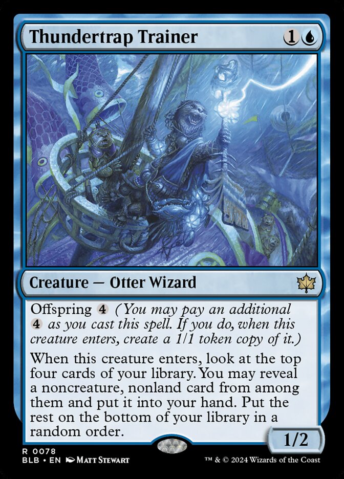 Thundertrap Trainer - (Foil): Bloomburrow