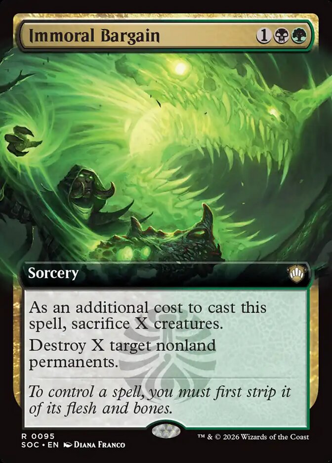 Immoral Bargain: Secrets of Strixhaven Commander