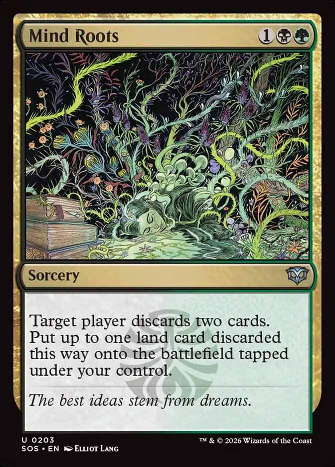 Mind Roots - (Foil): Secrets of Strixhaven