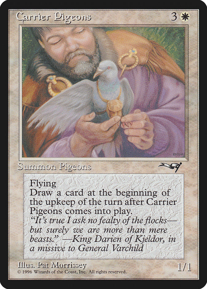 Carrier Pigeons: Alliances