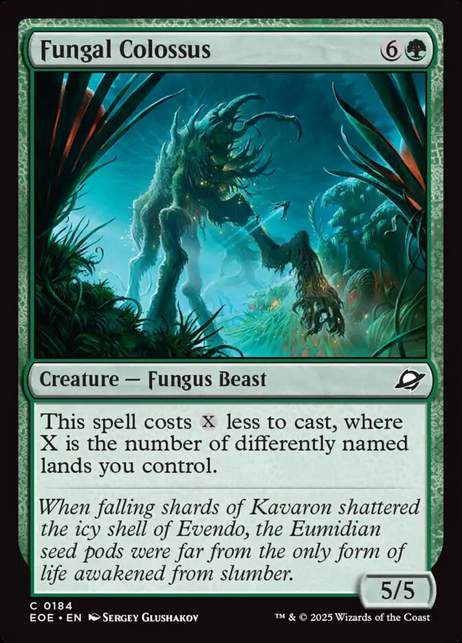 Fungal Colossus - (Foil): Edge of Eternities