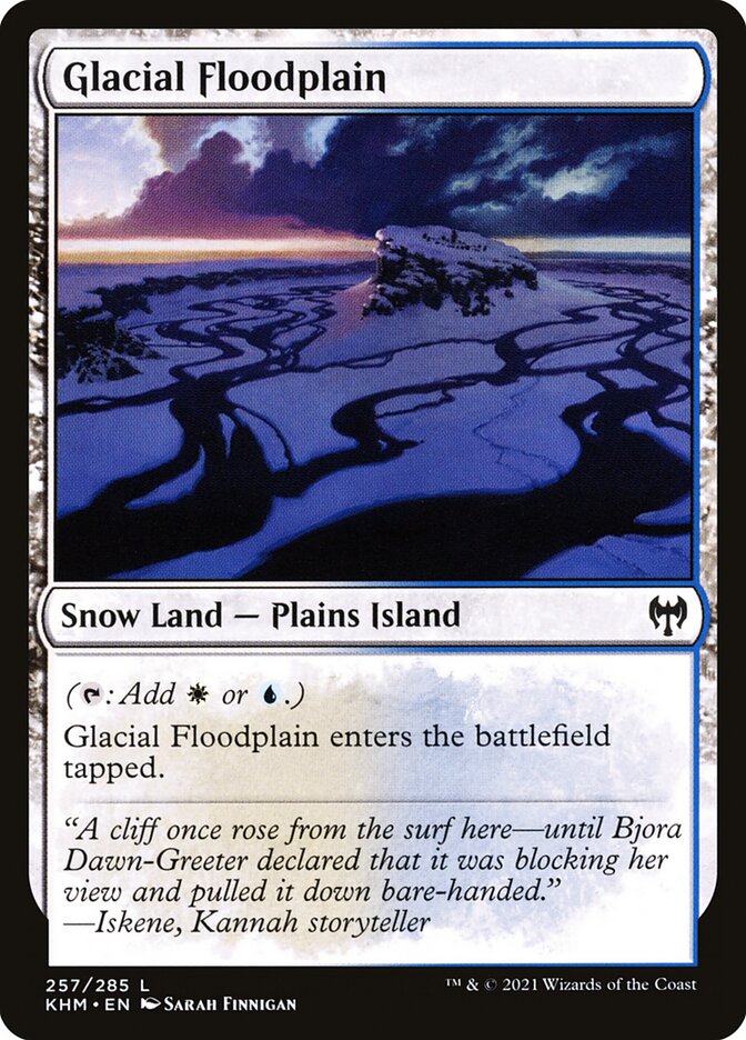 Glacial Floodplain - (Foil): Kaldheim