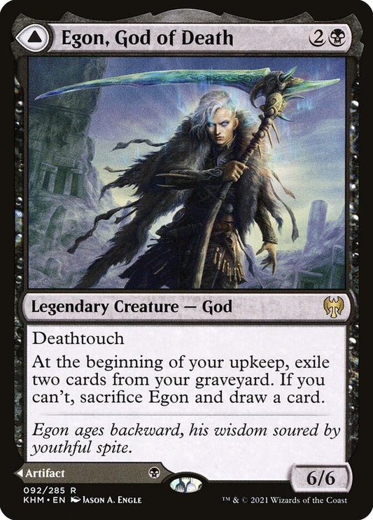 Egon, God of Death // Throne of Death - (Foil): Kaldheim