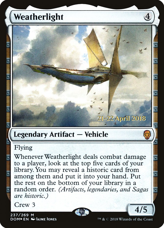 Weatherlight (Prerelease) (Dominaria) - (Foil): Dominaria Promos