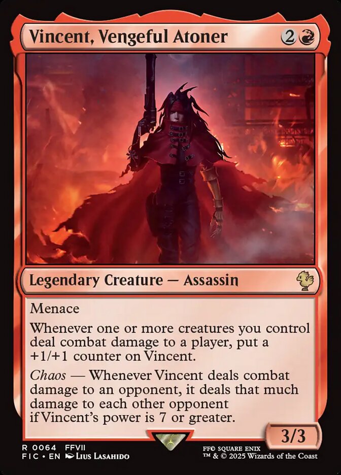 Vincent, Vengeful Atoner: Final Fantasy Commander