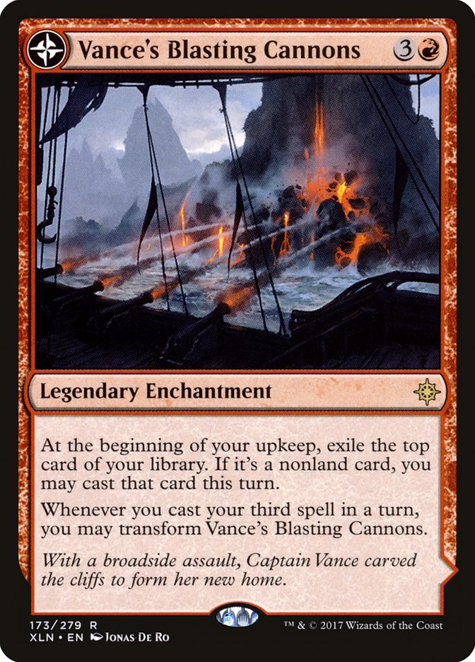 Vance's Blasting Cannons // Spitfire Bastion - (Foil): Ixalan
